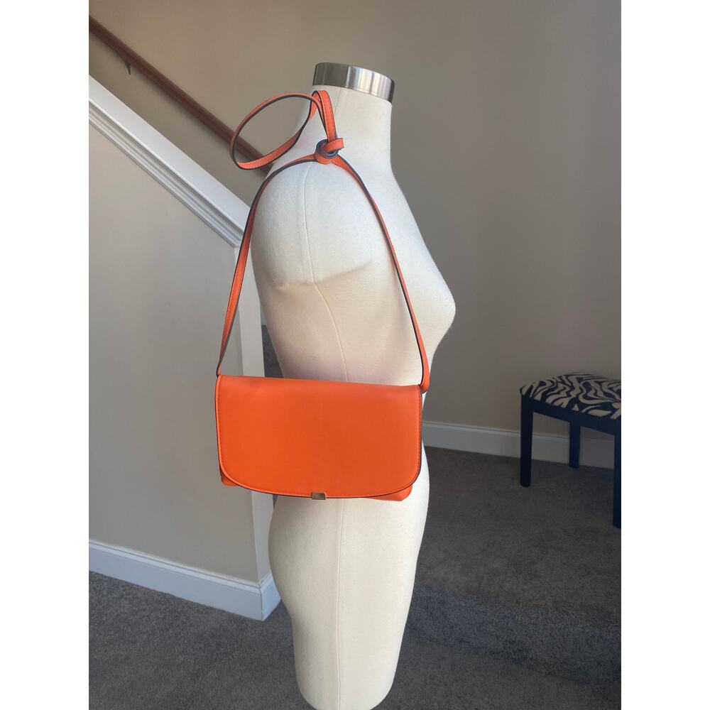 orange small shoulder crossbody bag